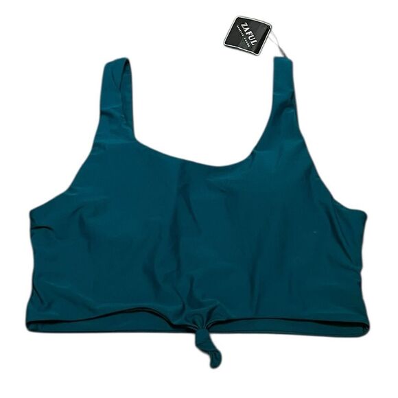 Zaful Teal Swimwear Top, Size 12, NWT - Picture 3 of 6
